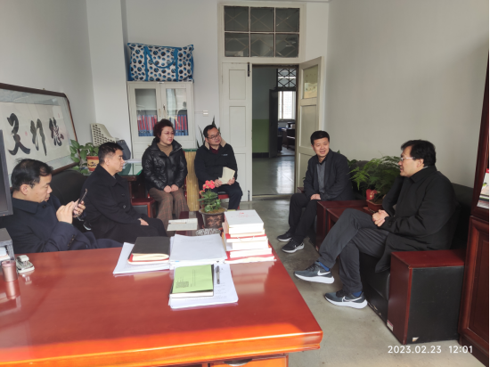 校领导检查指导公司春季开学准备工作