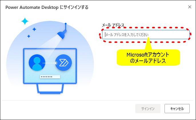 メールアドレス入力